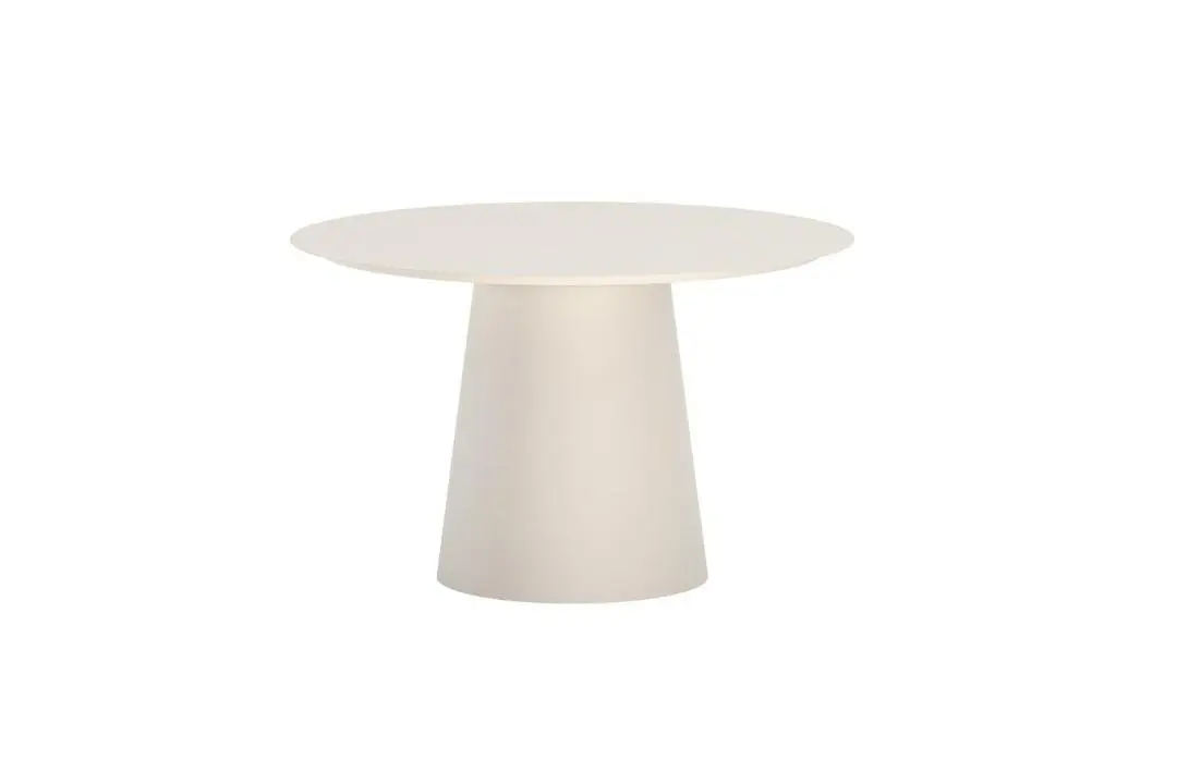 Lanzo hagebord Ø120cm beige.
