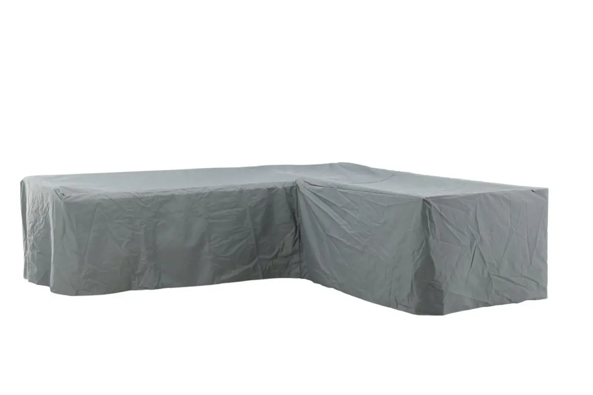 Furnco hagemøbel overtrekk L-format 325x255x100x84cm grå.