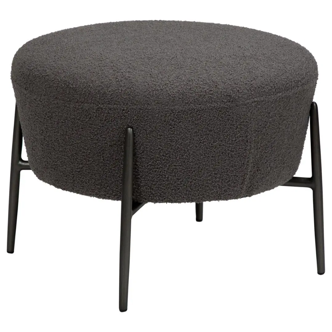 Orbit Dan-Form puff boucl&eacute; grå.