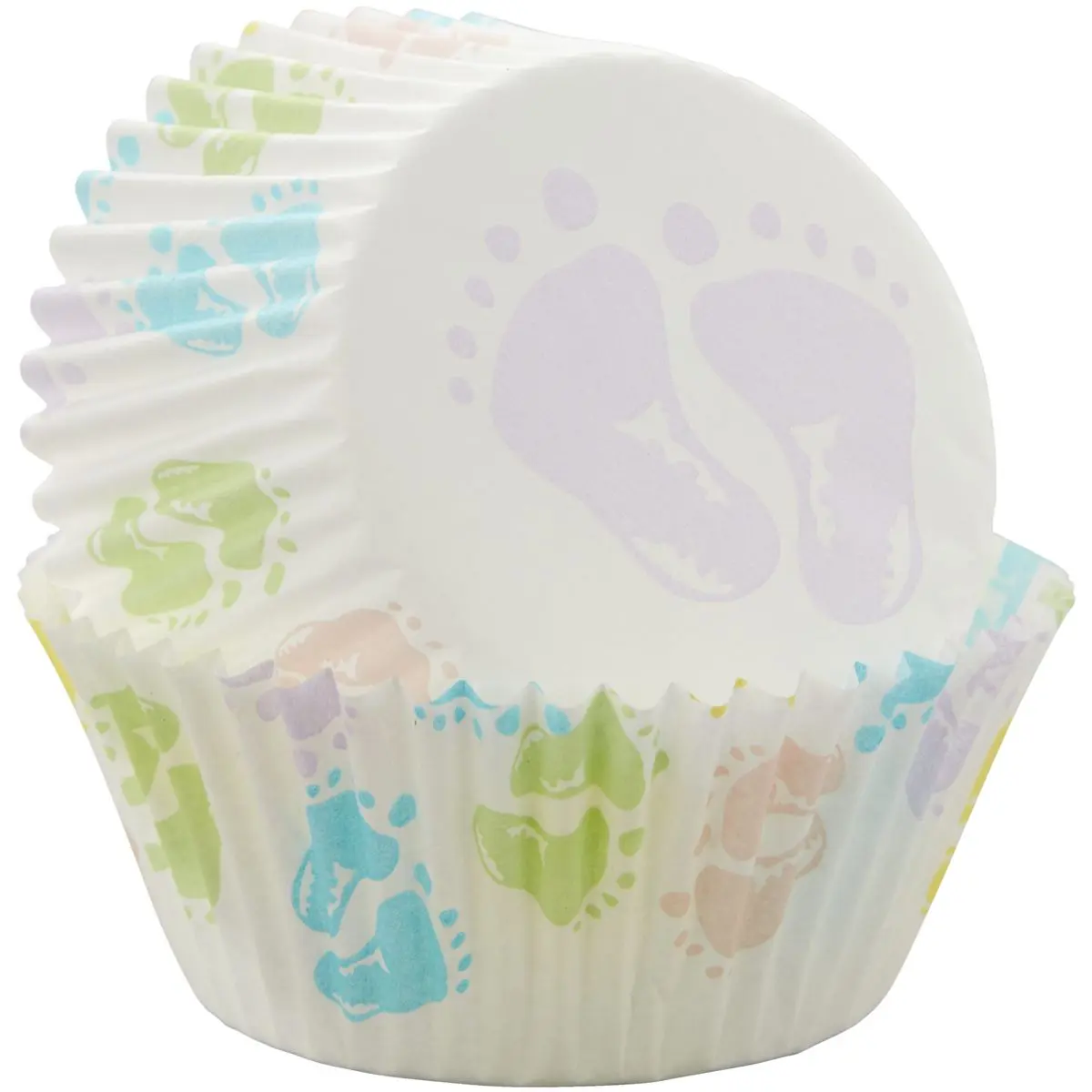 Wilton Muffinsformer Babyføtter, 75 stk