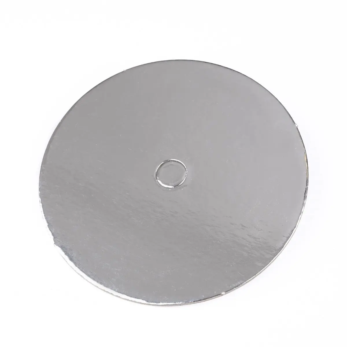Kakebrett med hull i midten -Sølv-, 15,2 cm pk/10