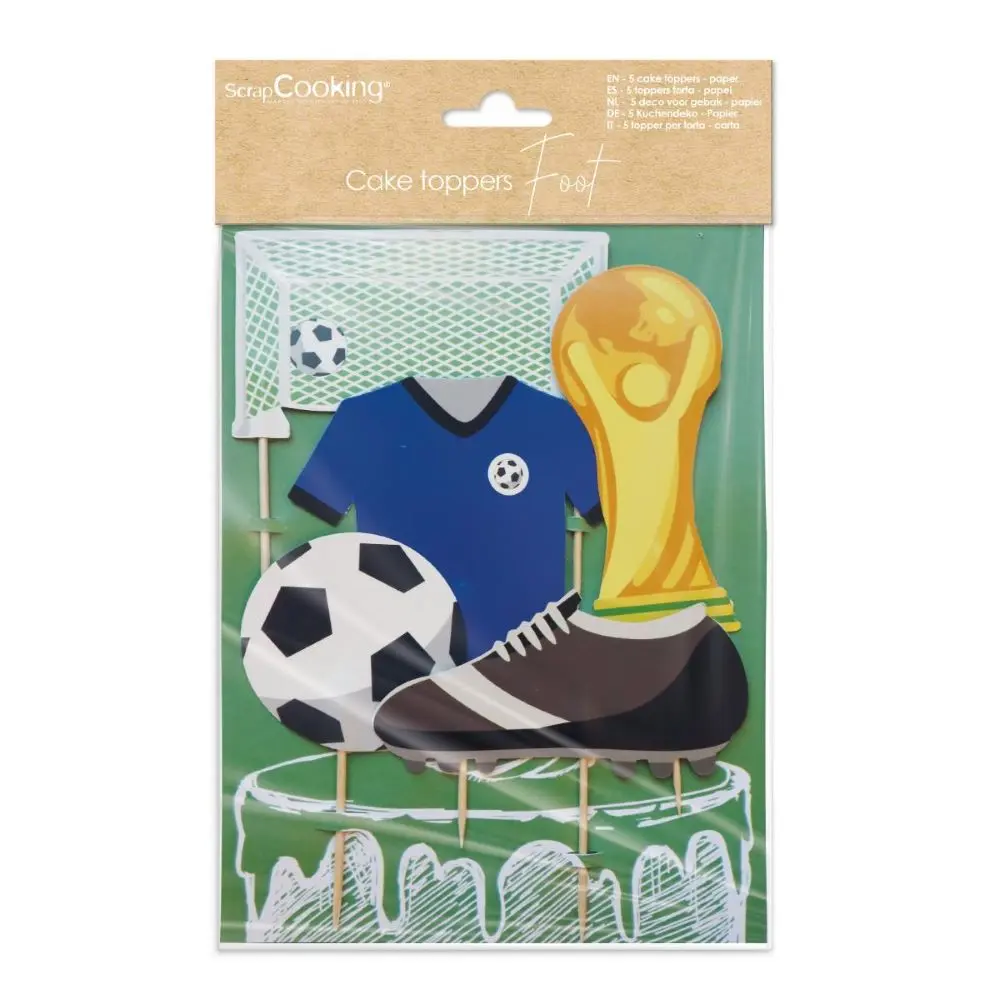 ScrapCooking Kakedekorasjon – Fotball Tema