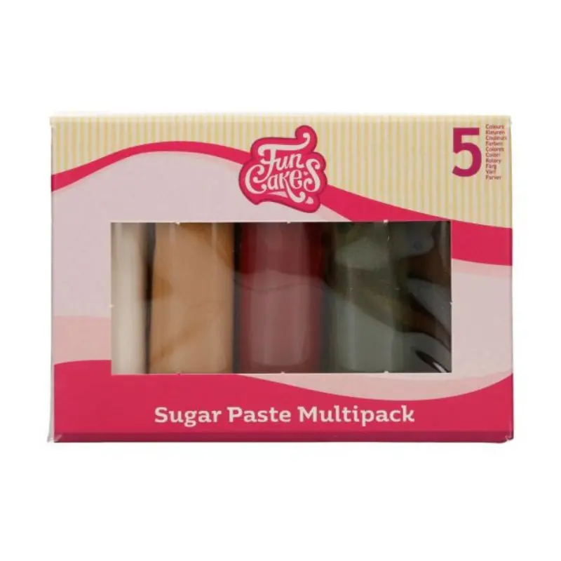 FunCakes Fondant Multipack - Sparkling palette 5x100g