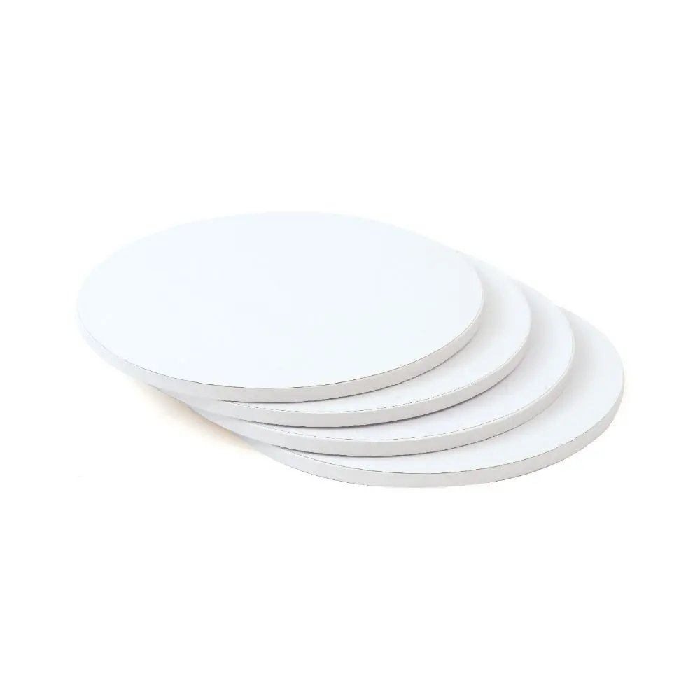 Kake Drum Rund Hvit 30cm