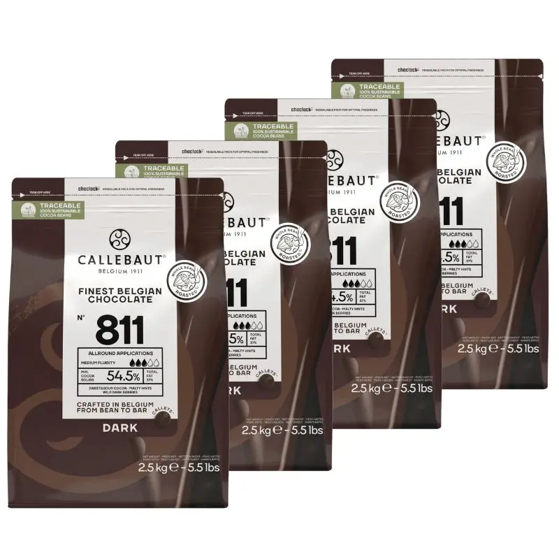 Callebaut mørk sjokolade, 10 kg
