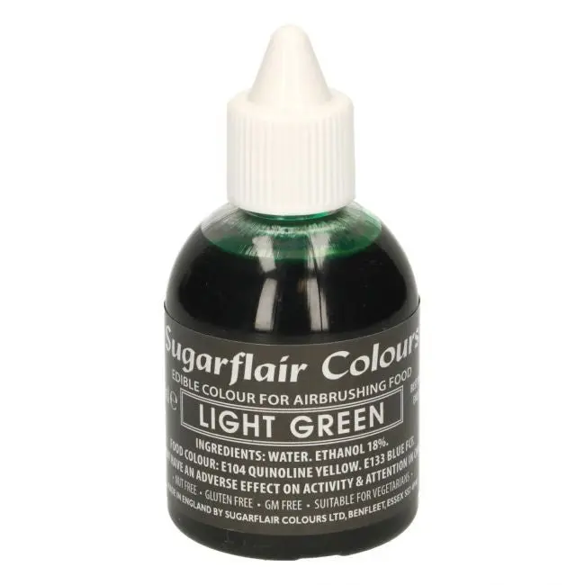 Sugarflair Airbrushfarge -Lys grønn- 60ml