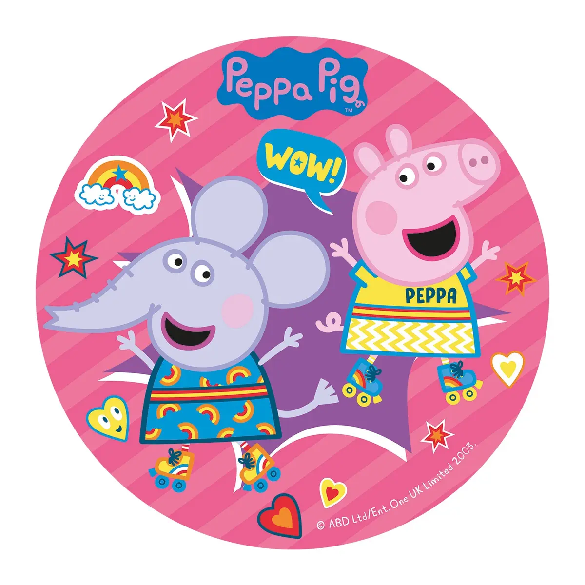 Kakebilde Sukkerark -Peppa Gris- 20cm