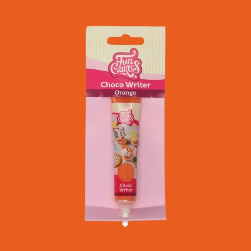 FunCakes Pynteglasur i sjokolade -Oransje- 25g