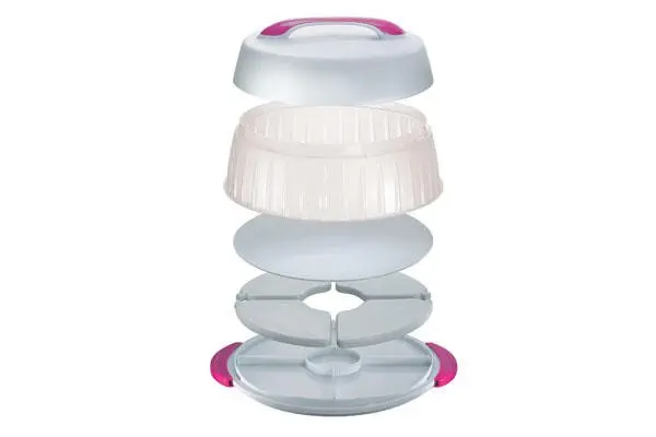 Silikomart Rund kaketine med kjøleelement, 30cm