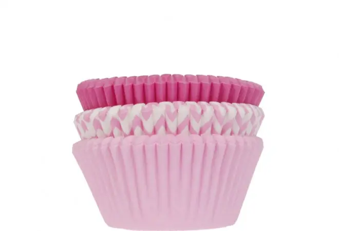 Muffinsformer, standard -Rosa- pk/75