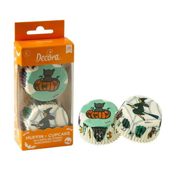 Muffinsformer Halloween -Heks- pk/36