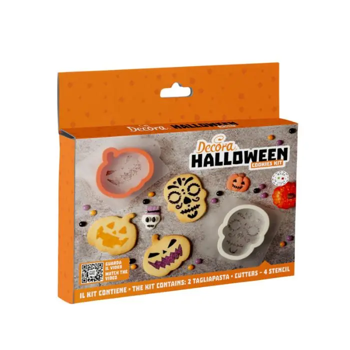 Stensil og utstikker -Halloween monstre- sett/6