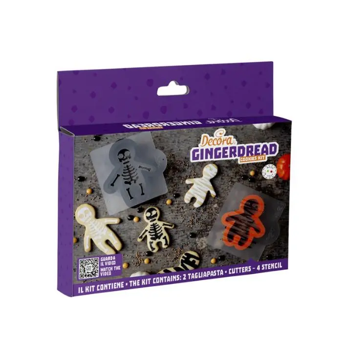 Stensil og utstikker -Halloween figurer- sett/6