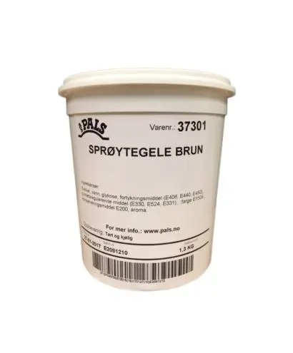 Pals Brun sprøytegele - 1,3kg
