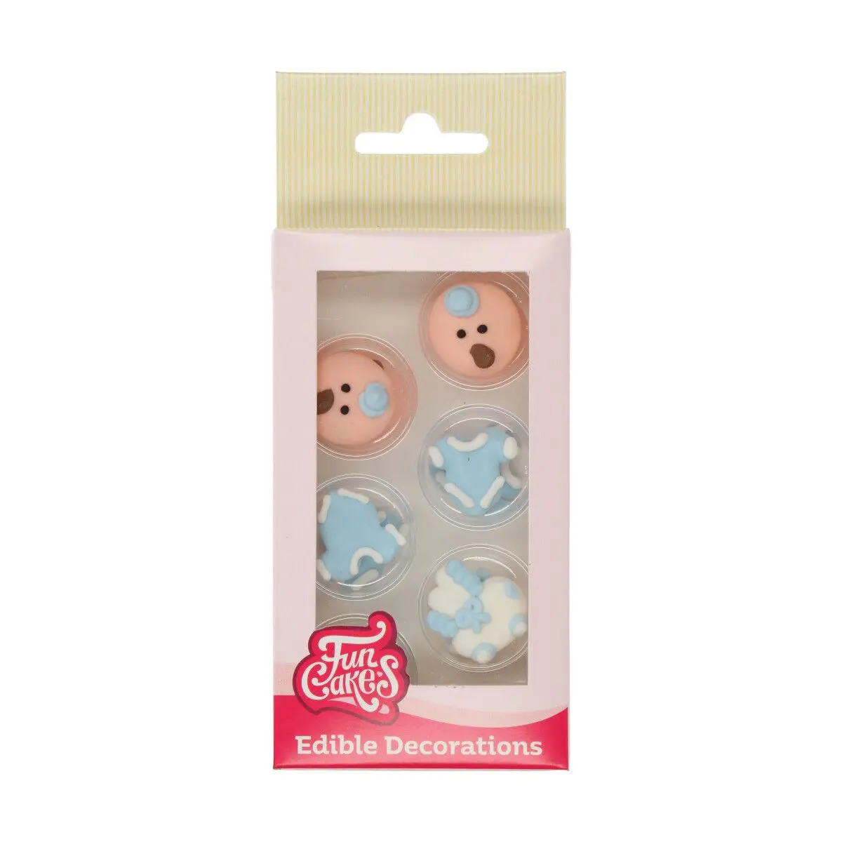 FunCakes spiselig kakepynt -Babygutt- sett/12