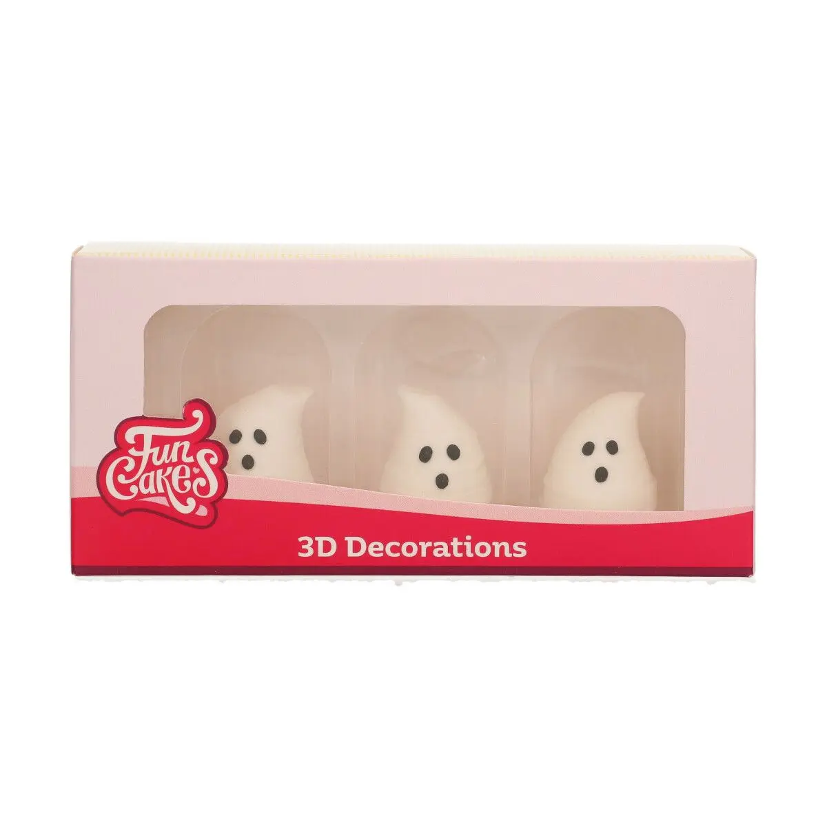 FunCakes Spiselig Kakepynt -3D Spøkelser- pk/3