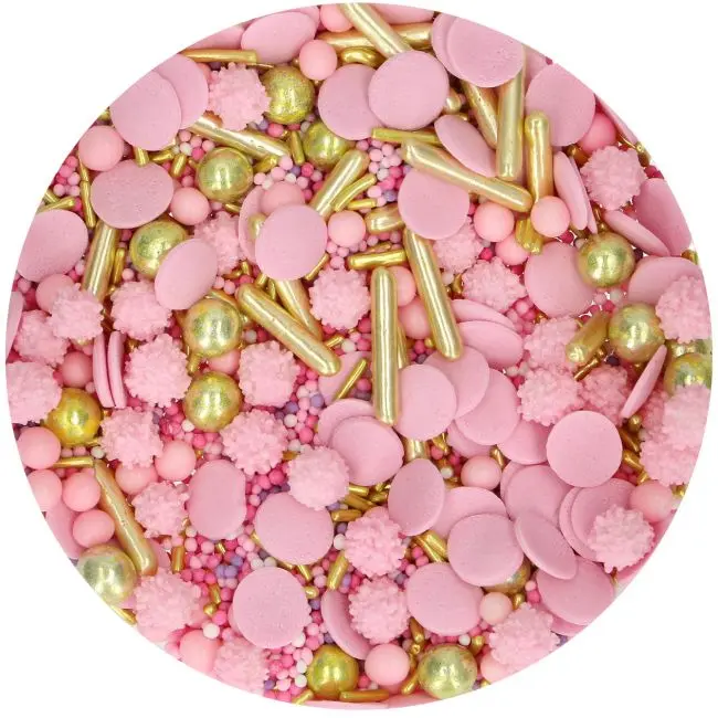 FunCakes Kakestrø Medley -Glamour Pink- 65g