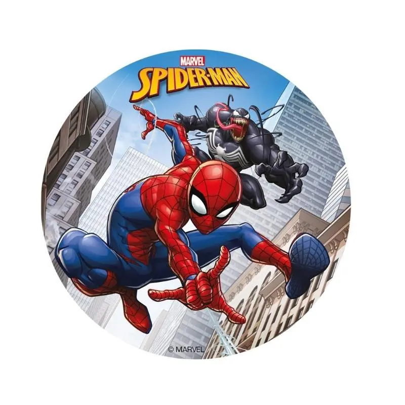 Kakebilde uten sukker -Spider-man- 15,5cm