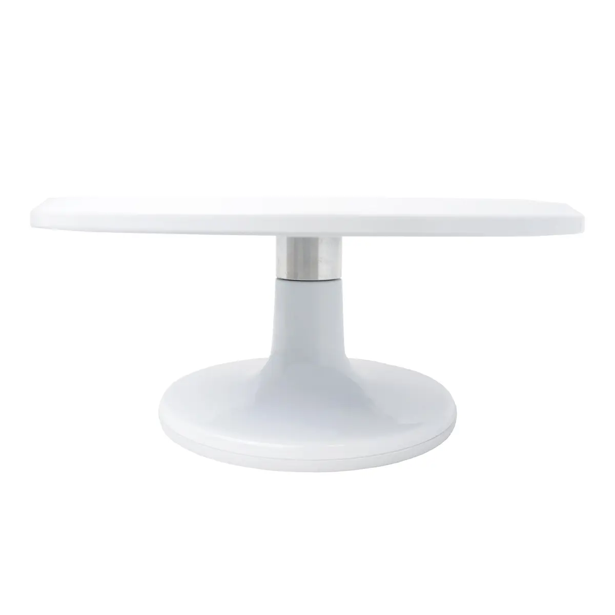 Aluminium Kakedreier -Hvit- Ø30,5cm