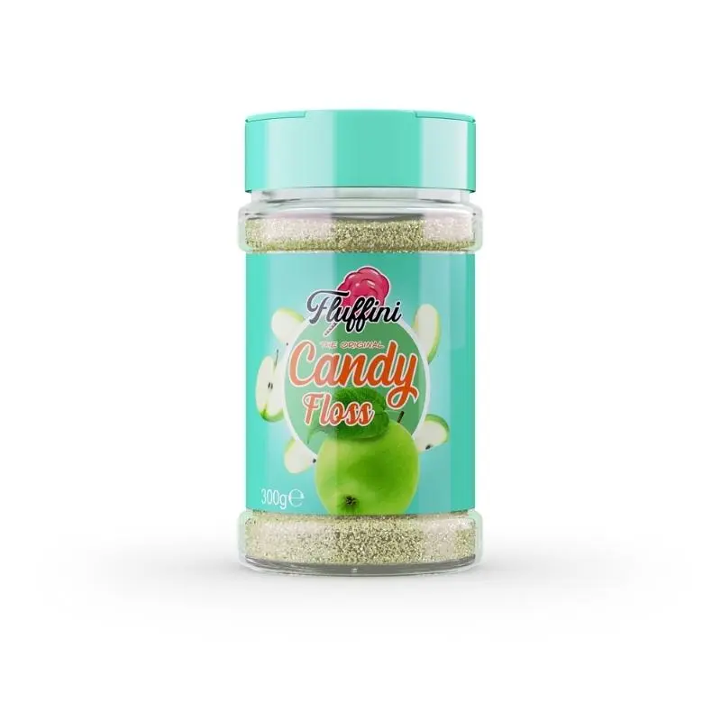 Sukkerspinn sukker Fluffini - Eple- 300g