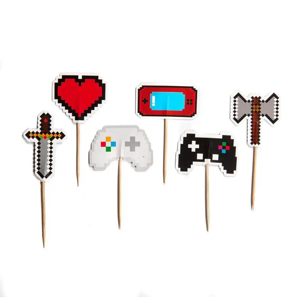 Cupcakedekorasjoner Gaming pk/12