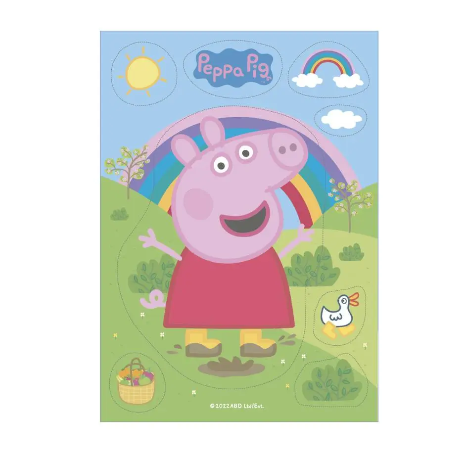 Kakebilde -Wafer- Peppa Gris A5