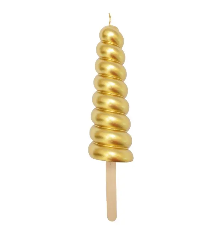 Enhjørninghorn kakelys 17,5cm