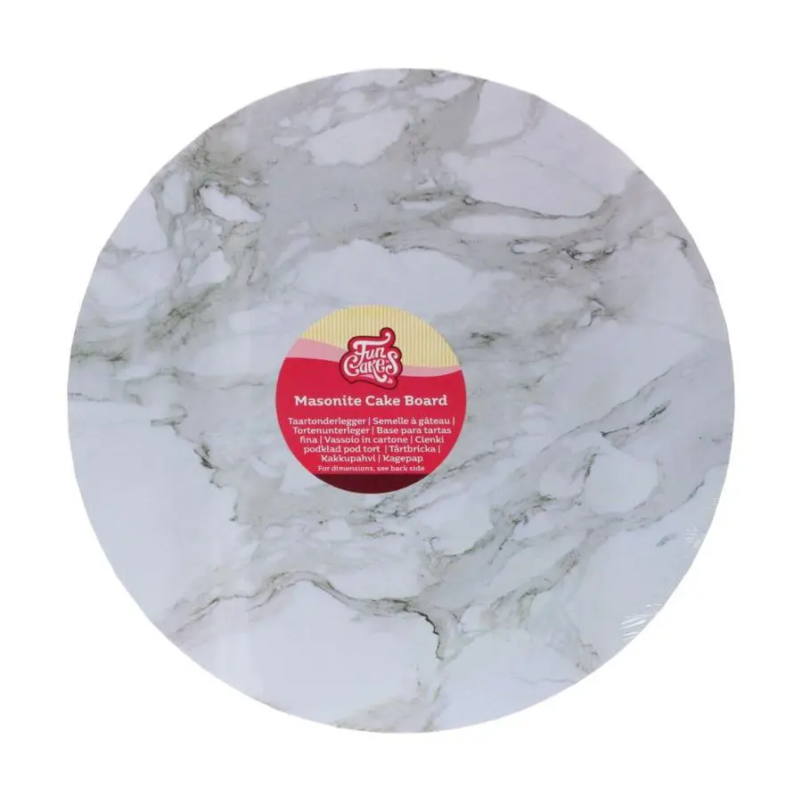 Kakebrett Rund Marmor 30cm