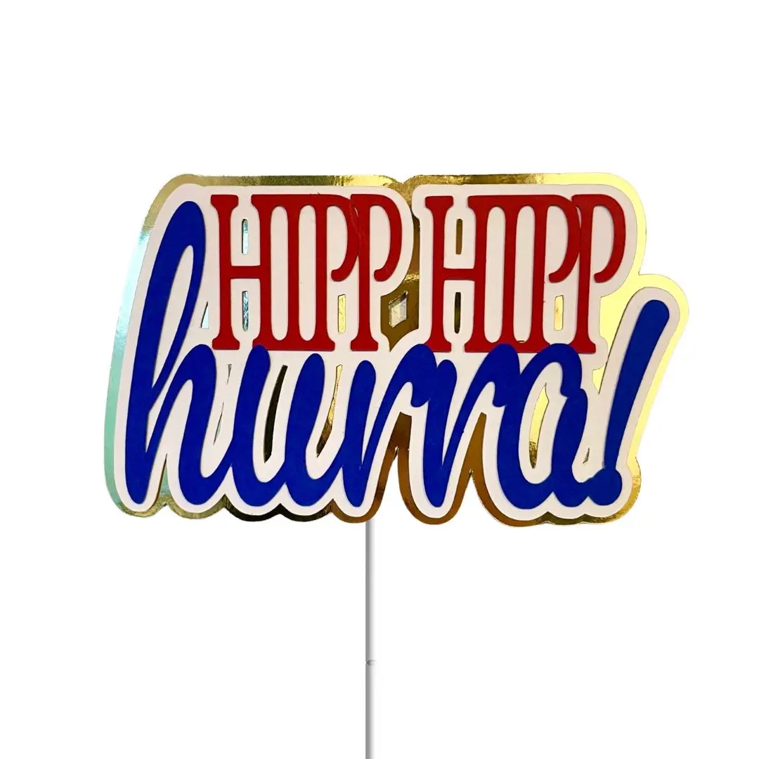 Kaketopp 17. mai -Hipp hipp hurra"