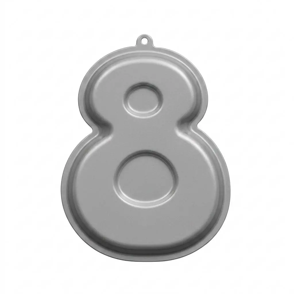 Kakeform Aluminium Tall 8