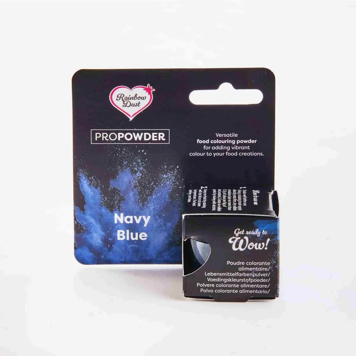 Rainbow Dust Pulverfarge mørk blå, Navy blue, 2g