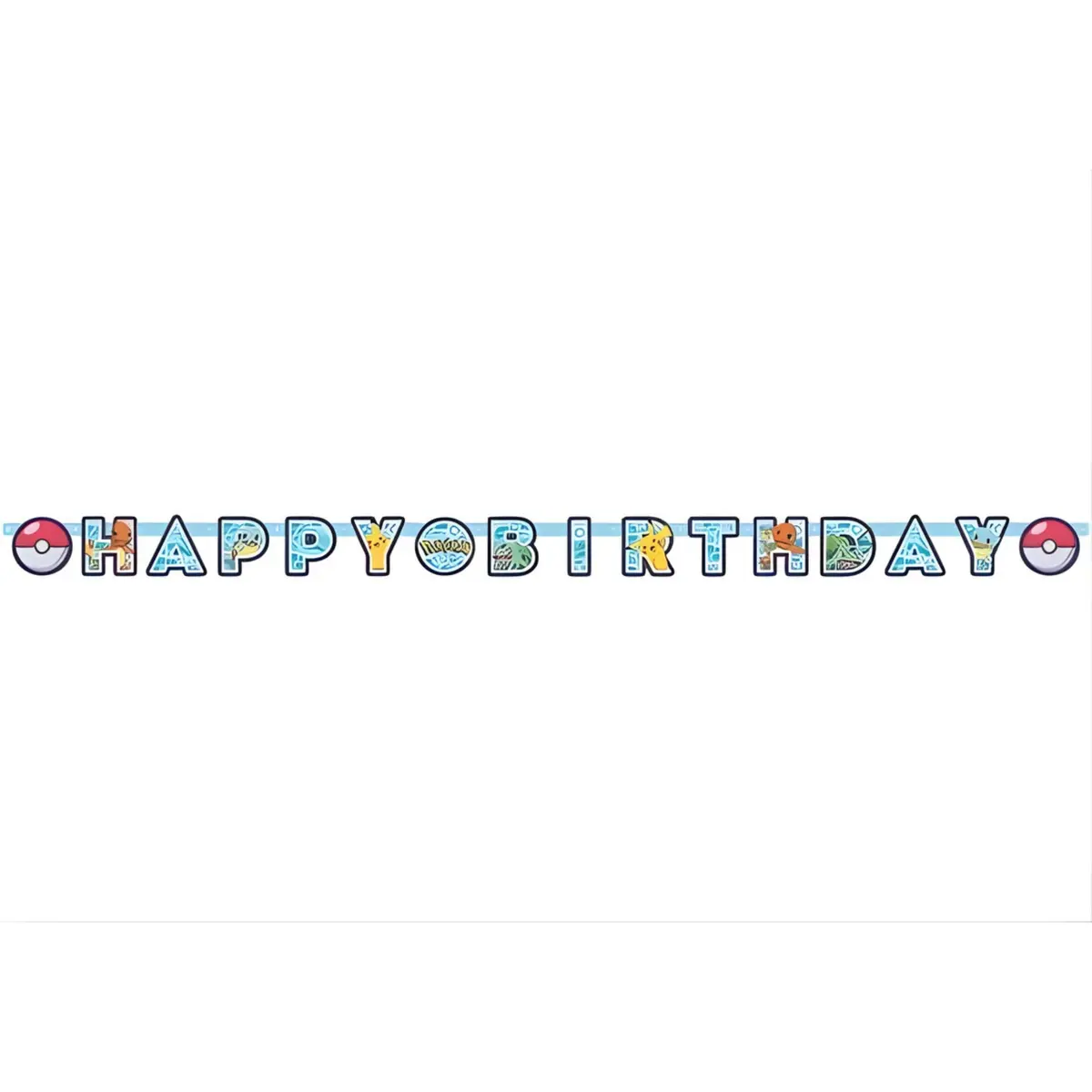 Pokémon banner "Happy Birthday" - 2,18m