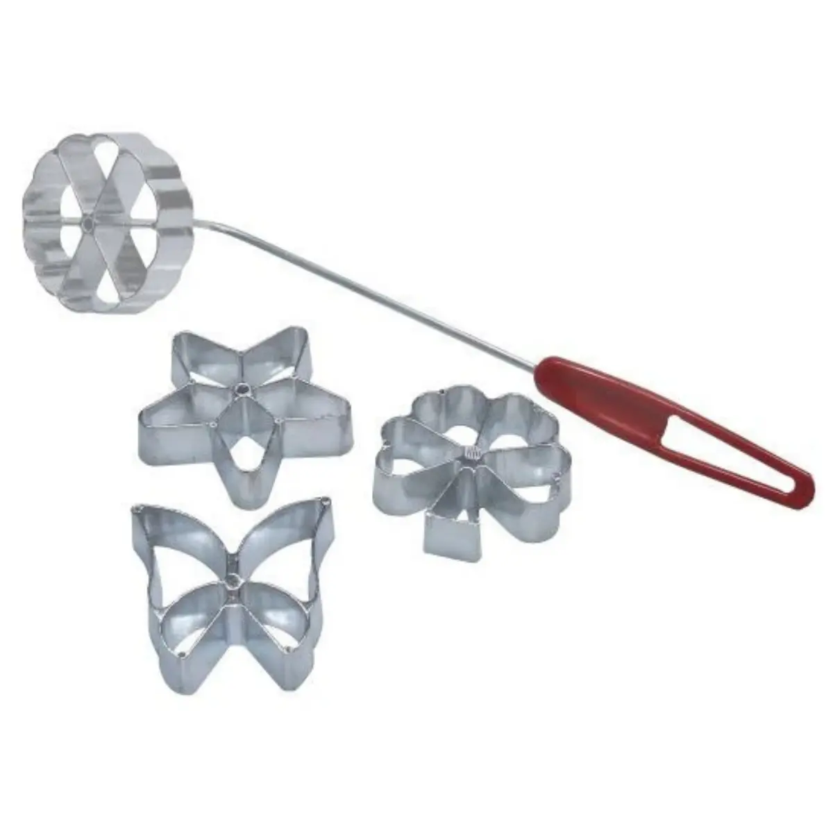 Aanonsen Rosettbakkelsjern med 4 figurer