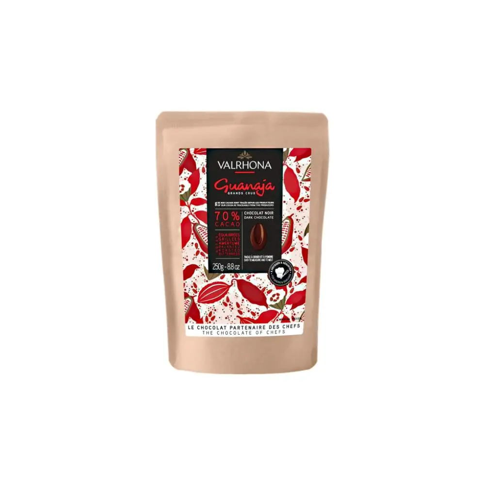 Valrhona Guanaja Mørk Sjokolade 70%, 250g