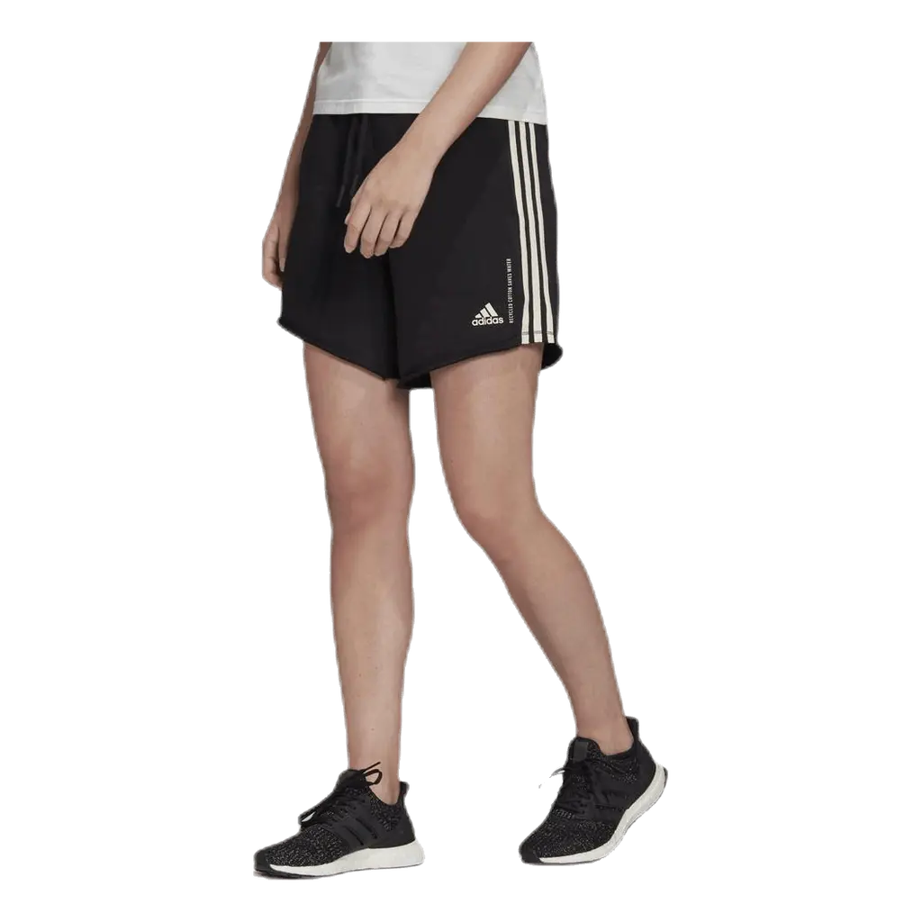 W Recycled Cotton Short Black