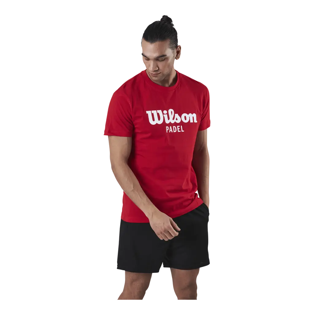 Padel Scrpt Tee Red