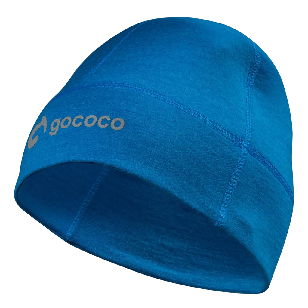 Thin Running Hat Wool Blue