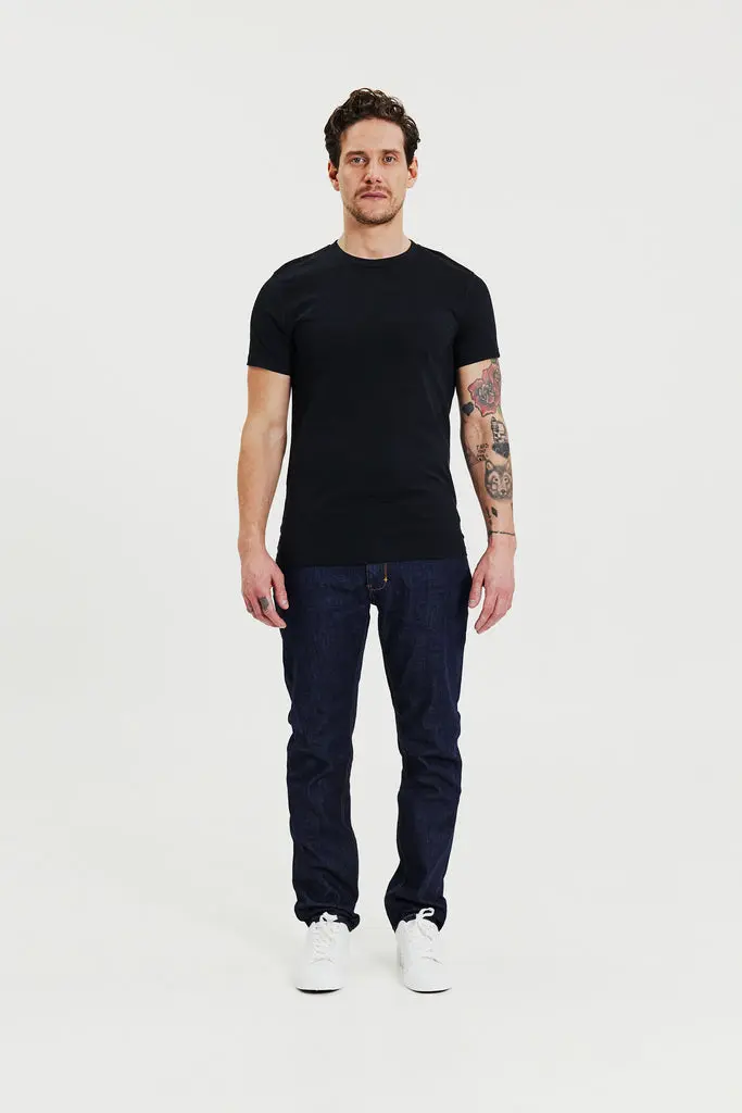 Crew-Neck regular Black