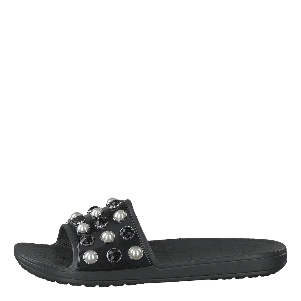 Sloane Timeless Pearl Slide Black