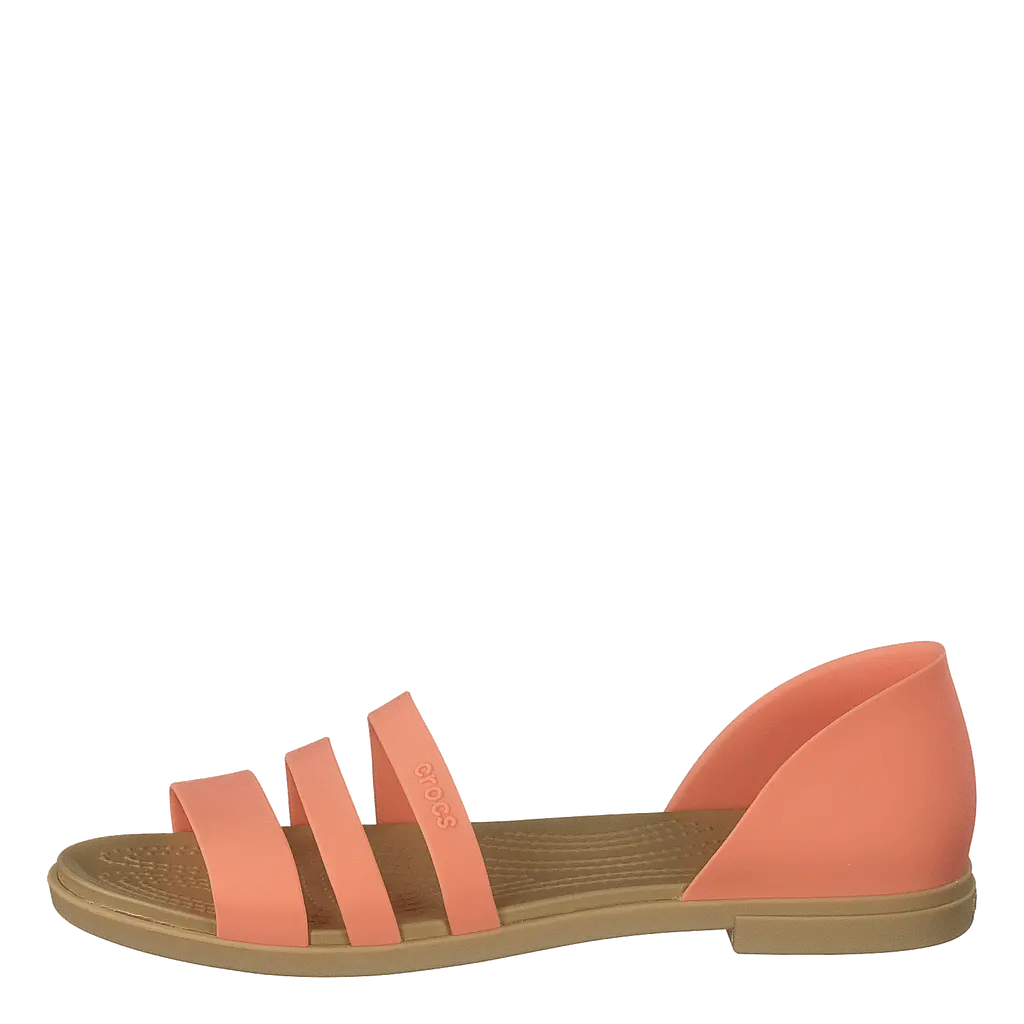 Crocs Tulum Open Flat W Grapefruit/tan