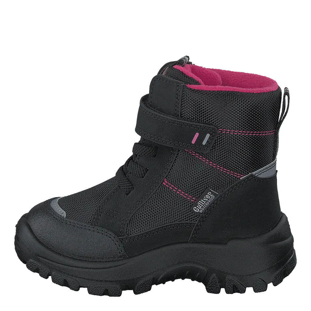 414-2107 Black/fuschia