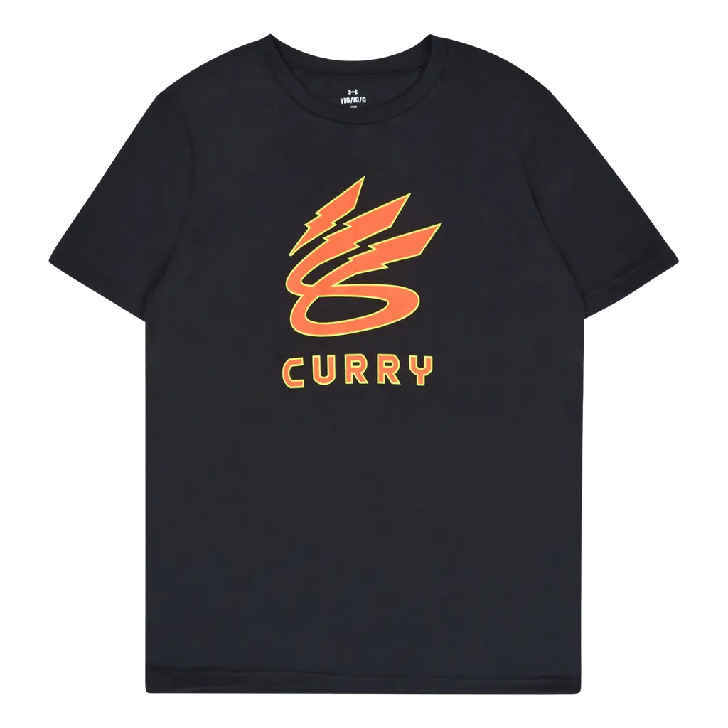 KIDS UA CURRY LIGHTNING LOGO SS