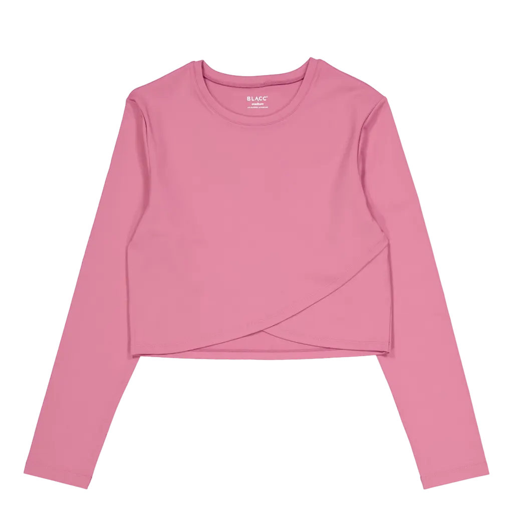 Ella Overlap Long Sleeve Top Mellow Mauve