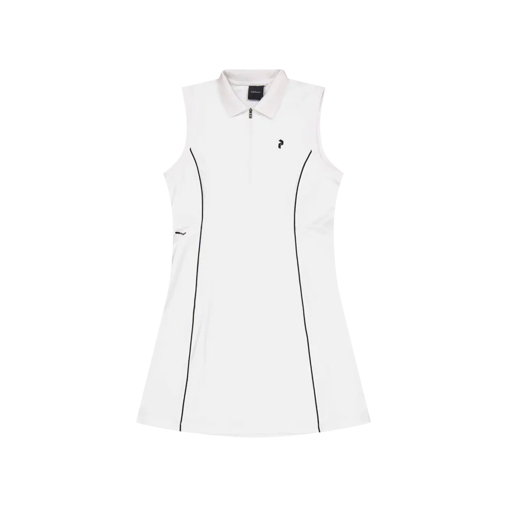 W Pique Dress White