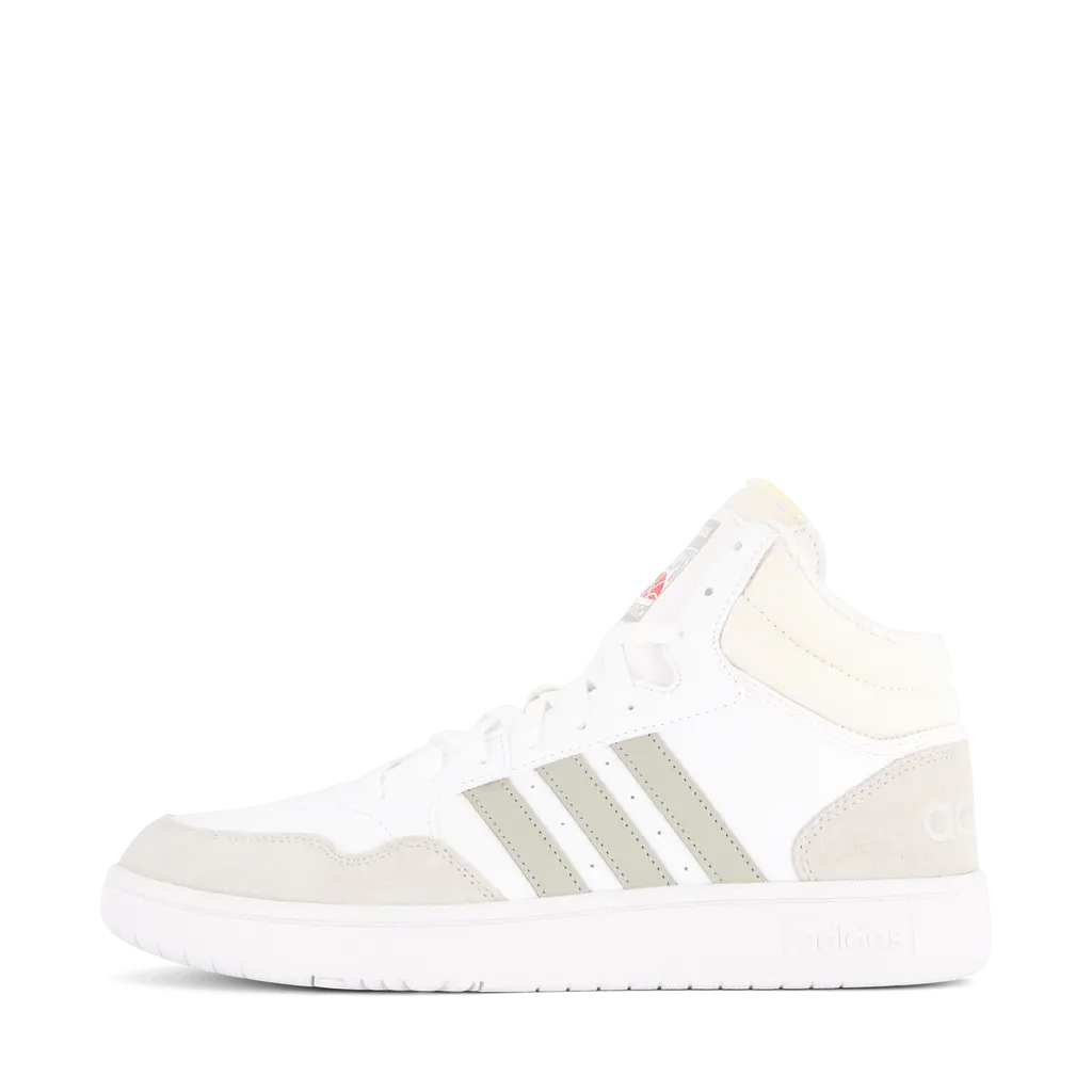 Hoops 3.0 Mid Lifestyle Basketball Classic Vintage Shoes White