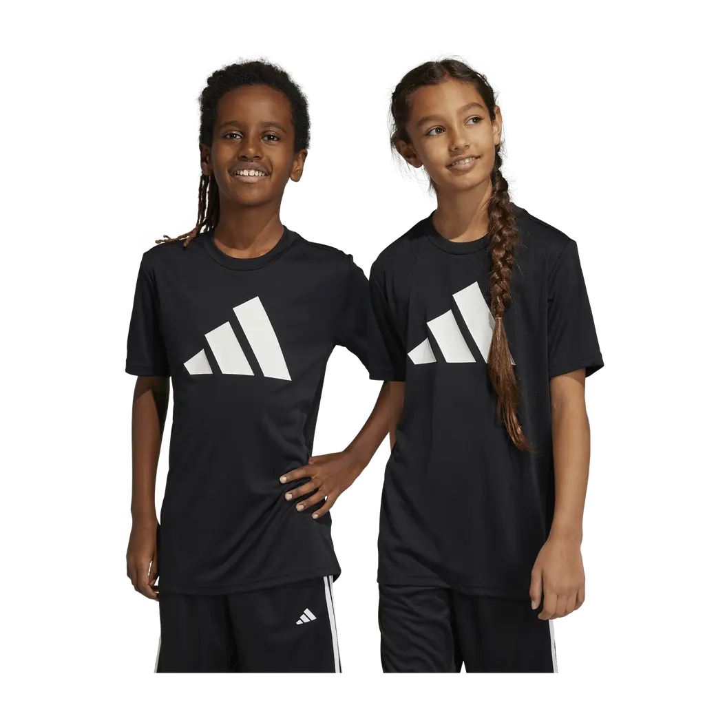 Train Essentials AEROREADY Logo Regular-Fit T-Shirt Black / White