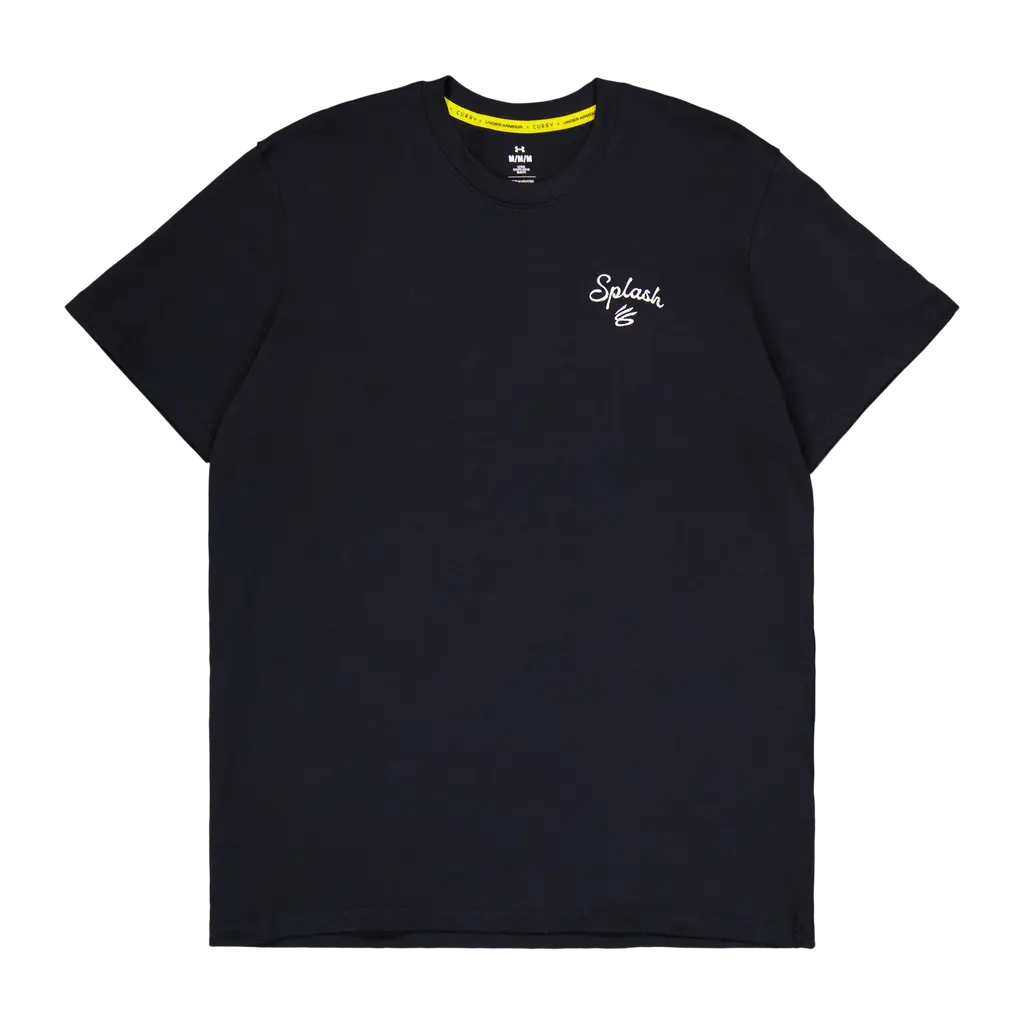 Curry Emb Splash Tee Black