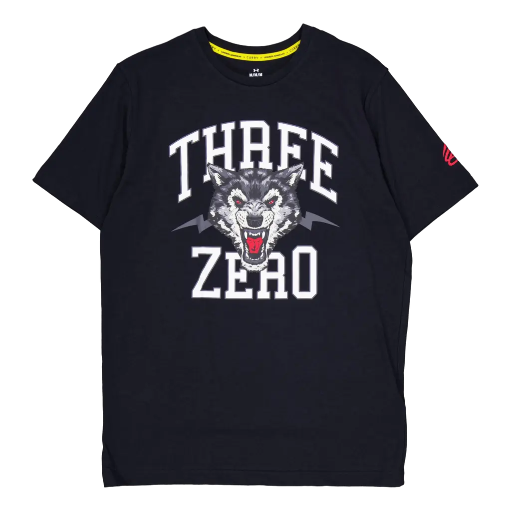 Curry Young Wolf Tee Black