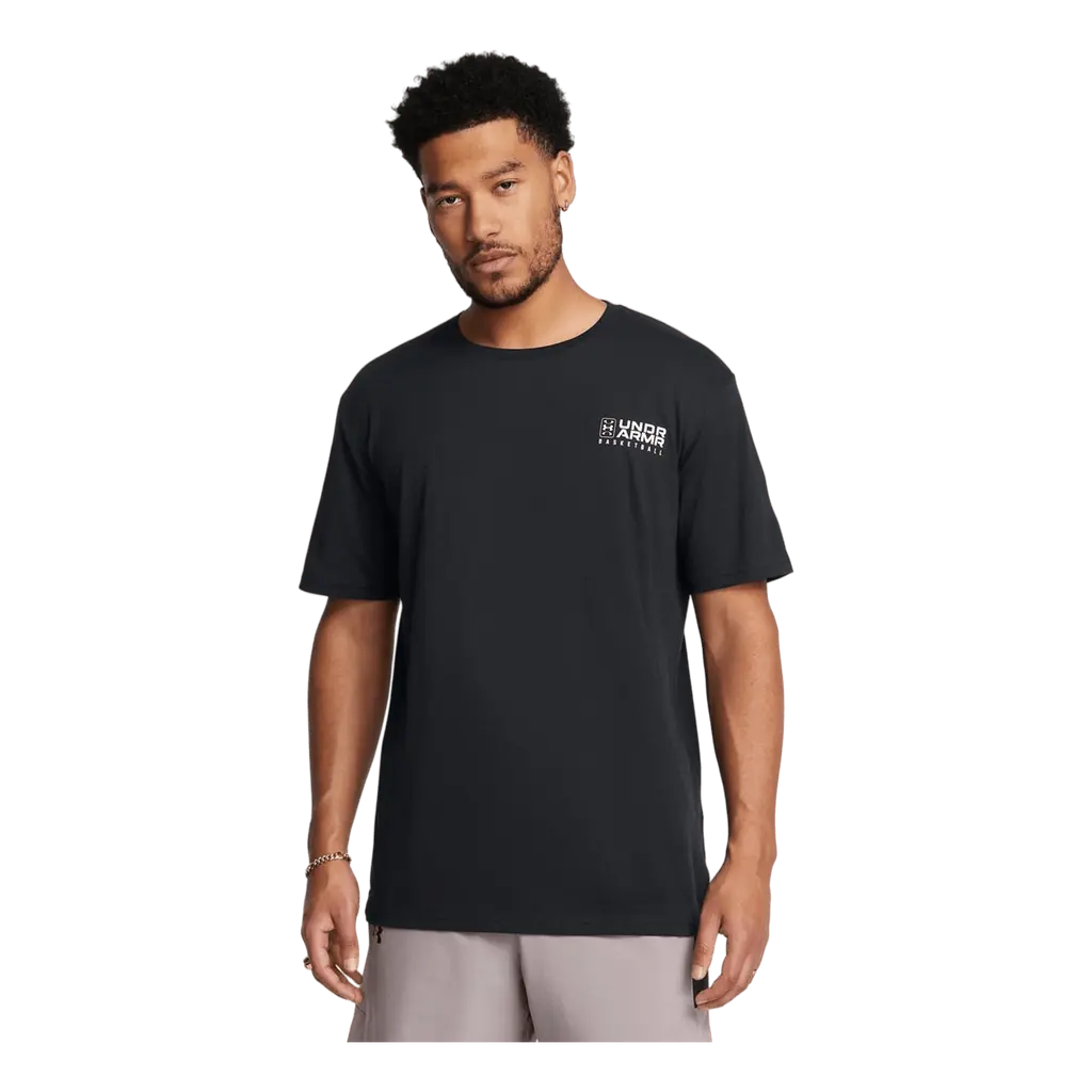 Ua Bball Logo Court Ss Black