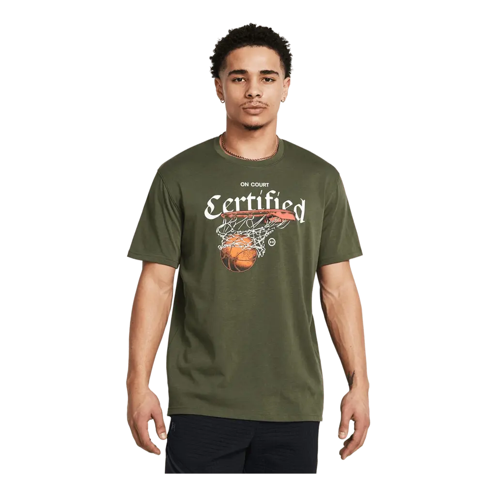 Ua M Hw Hoops Certified Ss Marine Od Green